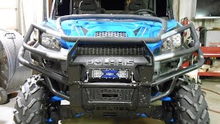 2016 Polaris Ranger 900 XP quotCustom Grill Guard Modificationquot [upl. by Ifok]