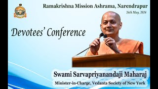 Devotees Conference II Ramakrishna Mission Ashrama Narendrapur [upl. by Culberson690]