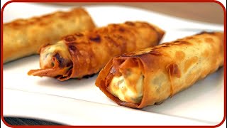 Börek  Sigara Börek Rezept  Yufka Teig ganz einfach [upl. by Sherourd]