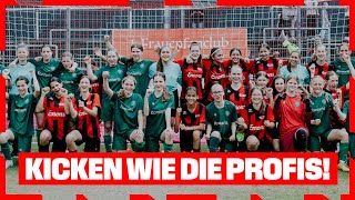 Kicken wie die Profis  PreMatch beim Saisonabschluss der FCFrauen [upl. by Ahsemrac993]