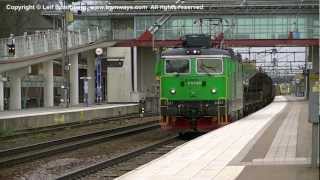 Green Cargo Rd2 1097 in Hallsberg Sweden [upl. by Uchida543]