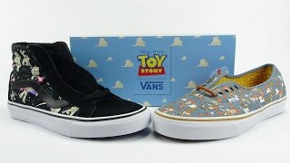 Toy Story x Vans Collection Buzz Lightyear amp Woody SK8Hi  Authentic [upl. by Soloma858]