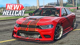 GTA 5 Online  NEW Bravado Buffalo STX CUSTOMIZATION Dodge Charger Hellcat [upl. by Bower]