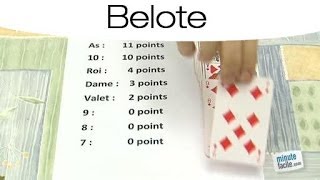 Règles du jeu de la Belote [upl. by Anairam404]