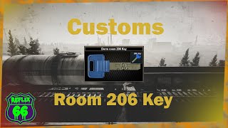 12 Customs Dorm Room 206 Key Guide  Reflix66  Escape From Tarkov [upl. by Dunn930]