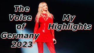 The Voice of Germany 2023  My Highlights [upl. by Moonier]