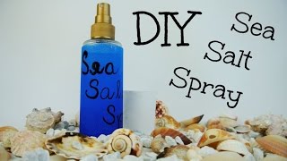 Sea salt spray aneb vlny jako od moře  DiY Sea Salt Spray  Summer must have [upl. by Swirsky673]