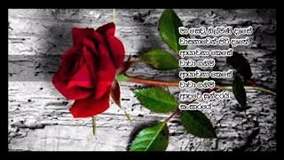 Rosa Mal Pethi Pini BinduChandrasena Hettiarachchi [upl. by Chrystel]