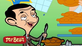 Pie Eating Bean🥧  Mr Bean Animated Season 2  Funny Clips  Mr Bean Cartoons [upl. by Enicar]