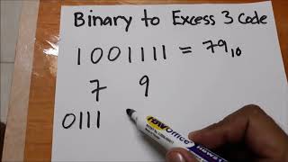 Binary to Excess 3 Code [upl. by Crisey]