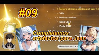 Genshin Impact Completando artefactos para Jean  Artefacto 09 [upl. by Nikita382]