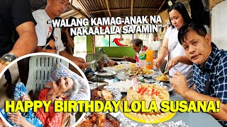 HAPPY B DAY LOLA SUSANA GRABE NAKAKAIYAK😥 [upl. by Perlie]