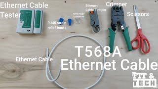 How To Build A T568A Ethernet Cable [upl. by Haroppizt836]