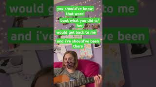 Shouldve Said No cover taylorswift guitar [upl. by Eidod20]