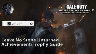 Modern Warfare 2  Leave No Stone Unturned AchievementTrophy Guide [upl. by Rush]