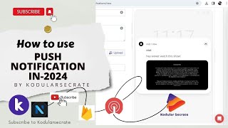 How to use Push notification in Kodular in 2024  Send Any Notification in your app  LIVE [upl. by Richers841]