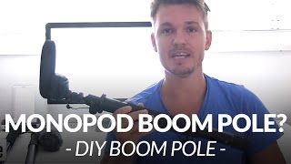 Awesome DIY Monopod Boom Pole [upl. by Lachlan]