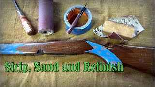 Strip and Refinish the Woodwork Winchester Model 88 [upl. by Ujawernalo596]