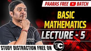 Basic Mathematics Part 5 IIT JEE [upl. by Dranik]