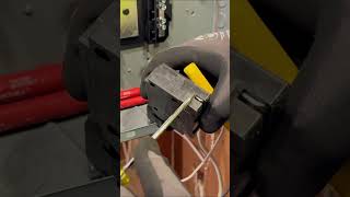 Tandem Circuit Breaker Wont Fit In Electrical Breaker Box electrical electrician electricity [upl. by Ecirad]