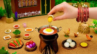 Miniature Egg Tomatoes Sauce Recipe 🥚 Easy Way To Cook Indian Egg  Best Yummy Cooking [upl. by Byrne778]