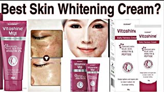 Best Skin Whitening Cream  VitaShine MAX fairness cream Complet Review  Spotless amp glowing skin [upl. by Hailat853]