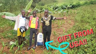 RESCUE CHARITY MISSION BIG BLESSINGS FOR MAMA ABOYS FARM FROM USA [upl. by Manlove450]