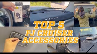 FJ CRUISER TOP 5 ACCESSORIES [upl. by Battat]