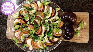 Caprese mit  Murice Tomaten Schwarze Tomaten Mozzarella Salat [upl. by Enileoj]