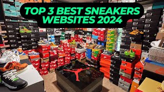 TOP 3 BEST SNEAKERS WEBSITES 2024 [upl. by Neiluj567]