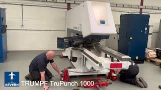 TRUMPF TruPunch 1000 Arrival at Severn Machines Limited [upl. by Ydissak333]