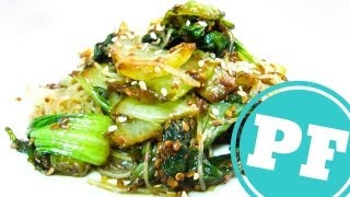 Bok Choy Acelga Chinesa com Gergelim  PratoFundo [upl. by Midan]