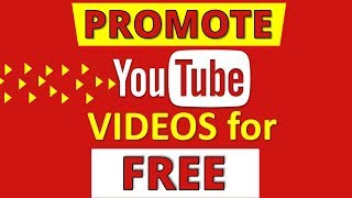 How To PROMOTE YouTube Videos WITHOUT Paying 📢 [upl. by Rankin51]