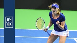 Fed Cup Belgique France  le résumé de Cornet  Mertens  FFT [upl. by Laughton]