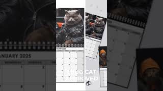 Thug Cat 2025 Wall Planner with Bold Kitty Designs [upl. by Leonerd]