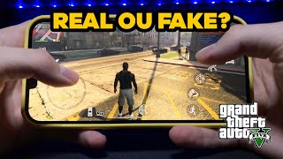 SAIU PORT OFICIAL DE GTA 5 PARA CELULAR REAL OU FAKE [upl. by Iorgos]