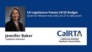 CA Legislature Passes 2425 Budget – What’s next [upl. by Nibuz846]