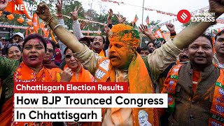 Chhattisgarh Election Results How BJP Won Chhattisgarh [upl. by Reifnnej715]