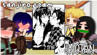 •Tanjiro team reacts  inotan  inosuke x tanjiro  really bad• [upl. by Hirsch]