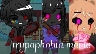 Trypophobia meme piggy gacha club  FlipaClip ¡especial 100 subs [upl. by Ecinahs]