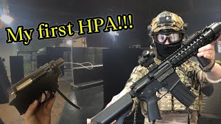 My new hpa P Kythera Airsoft gameplay HTK Airsoft [upl. by Carolyne]