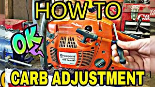 How To Actually Tune A Chainsaw [upl. by Teuton]