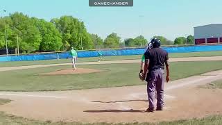 Base hit to left field varsity game [upl. by Shifrah]