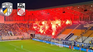 FC Carl Zeiss Jena vs RotWeiß Erfurt 51 • Stadionatmosphäre  Thüringenderby 202425 [upl. by Leynad690]