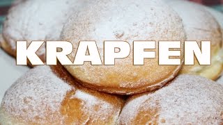 Krapfen con crema  ricetta completa [upl. by Trina263]