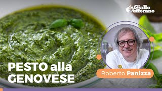 PESTO ALLA GENOVESE  La ricetta imperdibile dello CHEF Roberto Panizza [upl. by Midas]