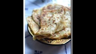 Galettes marocaine farcies ou msemen farcis [upl. by Nalyak]