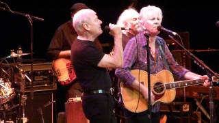 Graham Nash amp Allan Clarke former Hollies sing Bus Stop with David Crosby [upl. by Sinnaiy]