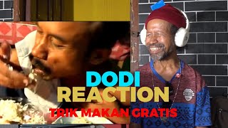 DODI REACTION TRIK MAKAN GRATIS [upl. by Zat]