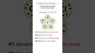 PCl5 lewis structure chemistry pcl5 lewisstructure [upl. by Arraek]